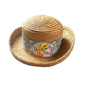 Looney‎ Tunes Tweety Straw Hat Y2K